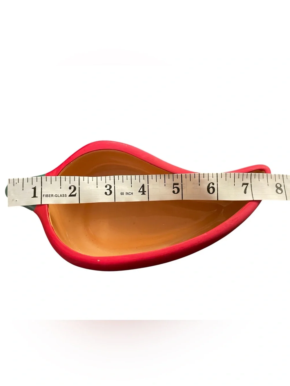 🌶️Ceramic Chili Pepper Dish in Red and Green.